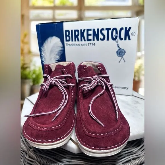 BIRKENSTOCK Leather Pasadena High Ankle Booties Chukkas EU 38 Womens 7 Mens 5