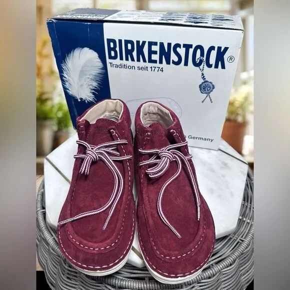 BIRKENSTOCK Leather Pasadena High Ankle Booties Chukkas EU 38 Womens 7 Mens 5