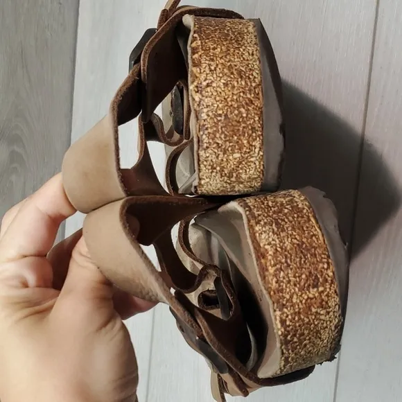 Birkenstock Mens Milano Leather Sandals shoes sz 12