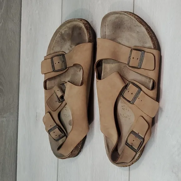 Birkenstock Mens Milano Leather Sandals shoes sz 12