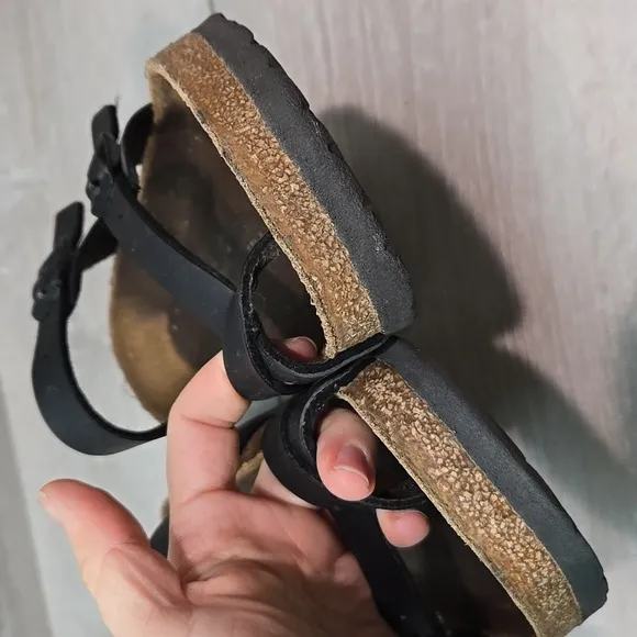 Birkenstock Women Mayari Loop Toe Leather Sandals shoes sz 39/8 Regular
