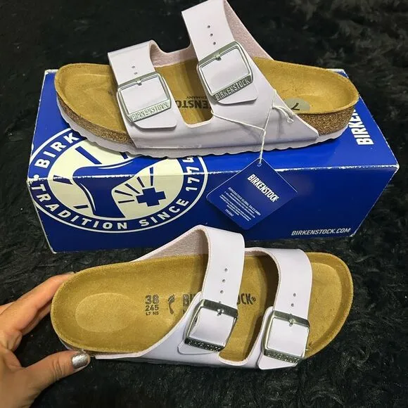 BIRKENSTOCK Arizona purple sandals shoes women’s eur 38 new