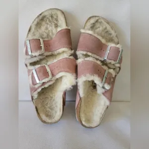 BIRKENSTOCKS ARIZONA SHEARLING SLIPPERS SANDALS (sz US 9‎ or Euro 40)