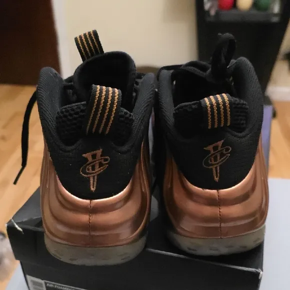 Black and Copper Sneakers