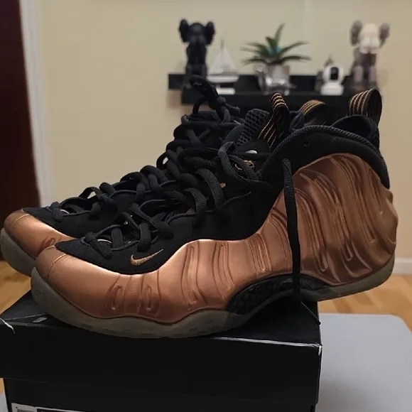 Black and Copper Sneakers
