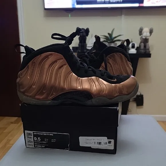 Black and Copper Sneakers