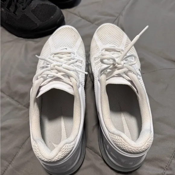 Black and White Air Max Sneakers