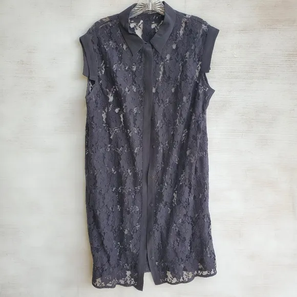 Black Lace Allsaints Nya Dress