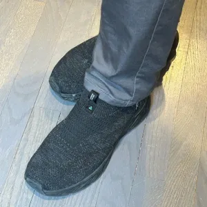 Black Slip-On Sneakers