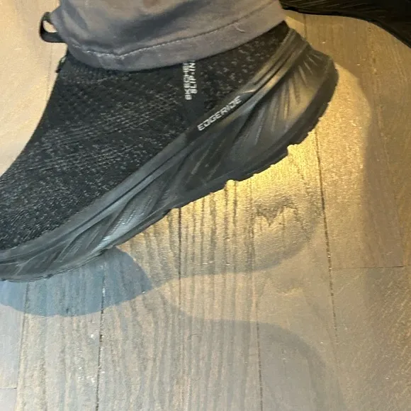 Black Slip-On Sneakers