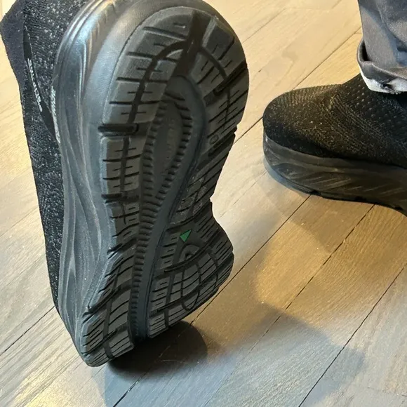 Black Slip-On Sneakers
