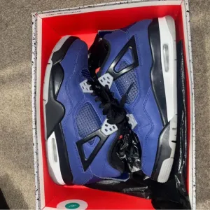 Blue and Black Sneakers