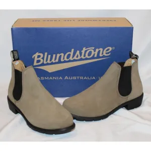 Blundstone 1974 Ankle Women Suede‎ Stone Nubuck Heeled Chelsea Boots NIB