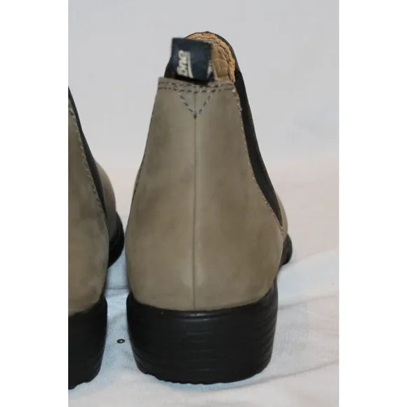 Blundstone 1974 Ankle Women Suede‎ Stone Nubuck Heeled Chelsea Boots NIB