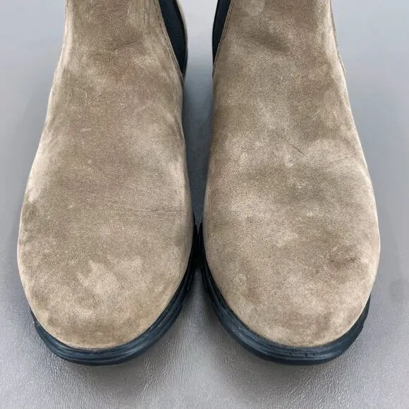 Blundstone #1974 Stone Nubuck Leather Light Tan Low Chelsea Style Ankle Boots 8