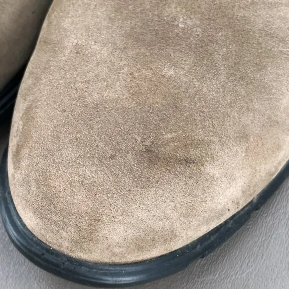 Blundstone #1974 Stone Nubuck Leather Light Tan Low Chelsea Style Ankle Boots 8