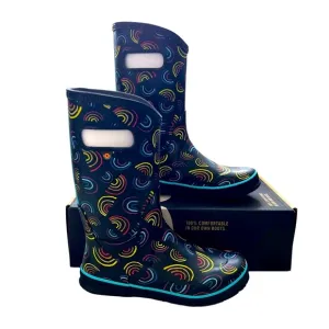 Bogs NEW Rainbow Big Girls Size 5 Rainboots