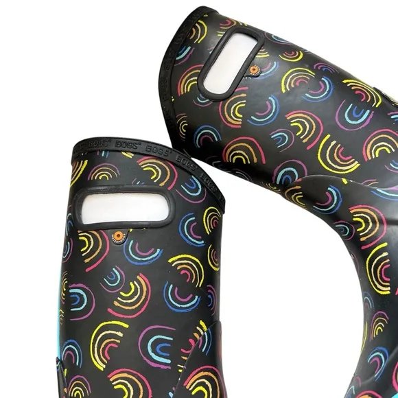 Bogs NEW Rainbow Big Girls Size 5 Rainboots