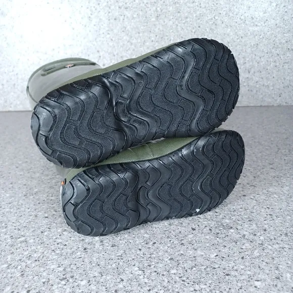 BOGS Rainboot Dark Hunter Green Kids Waterproof Shoes