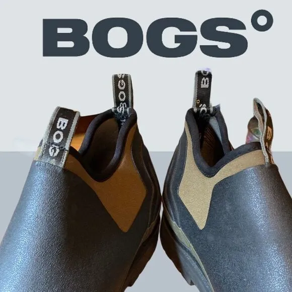 Bogs Tillamook Bay Romeo Black Rain Boots 13