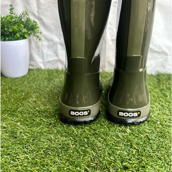 BOGSRAINBOOT DARKGREEN - KIDS size 3 new unisex