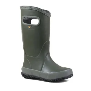 BOGSRAINBOOT DARKGREEN - KIDS size 3 new unisex