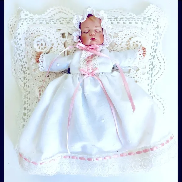 Boots Tyner bisque porcelain mini sugar britches And christening outfit.…