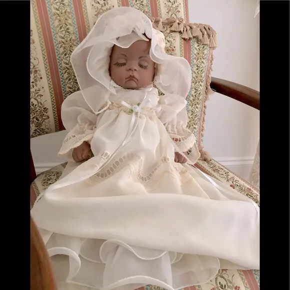 Boots Tyner bisque porcelain mini sugar britches And christening outfit.…