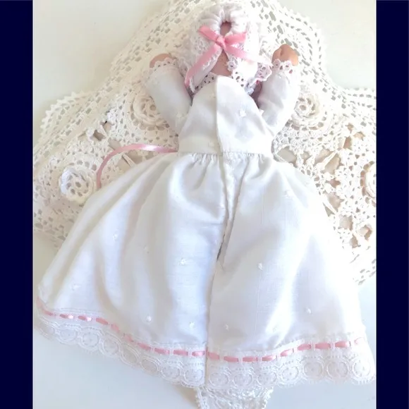 Boots Tyner bisque porcelain mini sugar britches And christening outfit.…