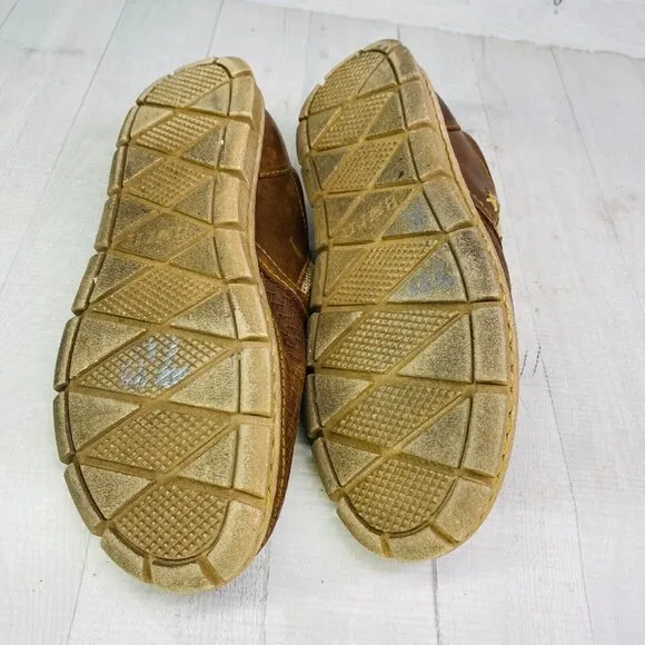 Born Hand Crafted Footwear SAWYER Brown Leather Comfort Shoes Size 8.5 M EU 41