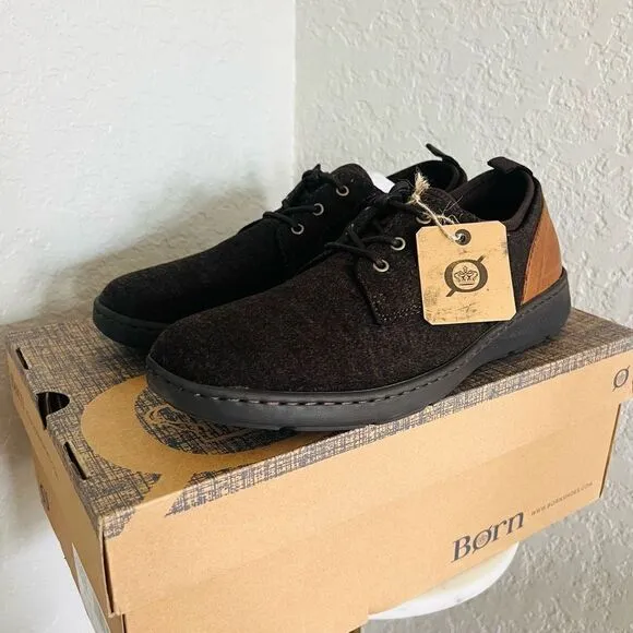BORN Marcus Lightweight Sneaker, Dress Comfort Shoe, Dark Brown, Size 11, NWT
