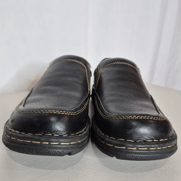 Born Men's Blast III Black Full-Grain Leather Slip-On Shoe - Size 11 1/2