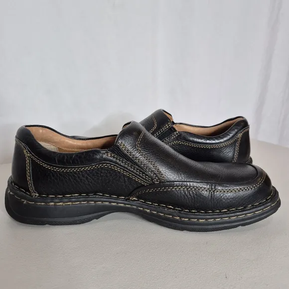 Born Men's Blast III Black Full-Grain Leather Slip-On Shoe - Size 11 1/2