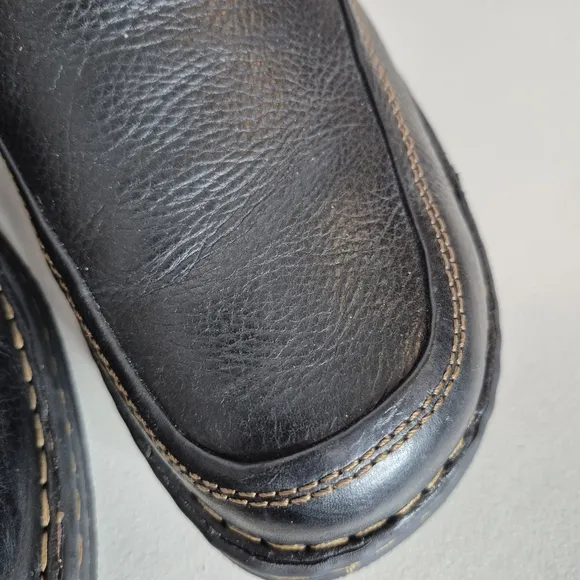 Born Men's Blast III Black Full-Grain Leather Slip-On Shoe - Size 11 1/2