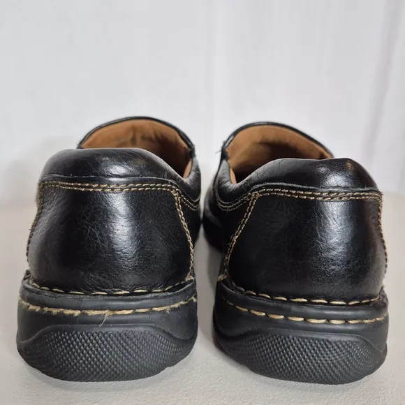 Born Men's Blast III Black Full-Grain Leather Slip-On Shoe - Size 11 1/2