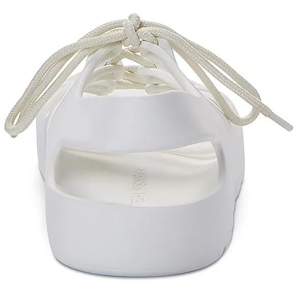 Bottega Veneta Womens White Fisherman Slingback Gladiator Sandals Shoes New
