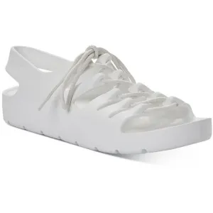 Bottega Veneta Womens White Fisherman Slingback Gladiator Sandals Shoes New