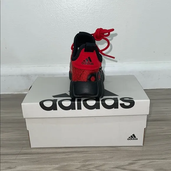 BOYS' ADIDAS LITTLE KID &amp; BIG KID KAPTIR 3.0 RUNNING SHOESKids Red Sneakers