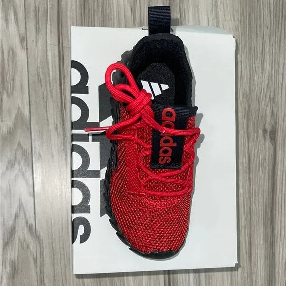 BOYS' ADIDAS LITTLE KID &amp; BIG KID KAPTIR 3.0 RUNNING SHOESKids Red Sneakers