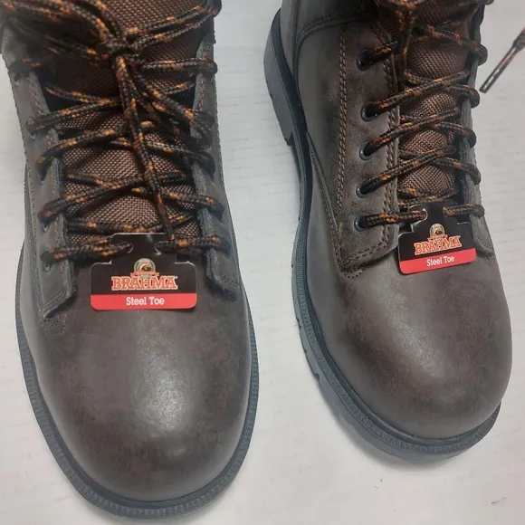 BRAHMA Steel Toe Boots Size 14 NWT