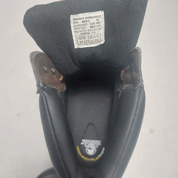 BRAHMA Steel Toe Boots Size 14 NWT