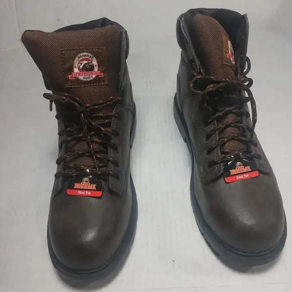 BRAHMA Steel Toe Boots Size 14 NWT