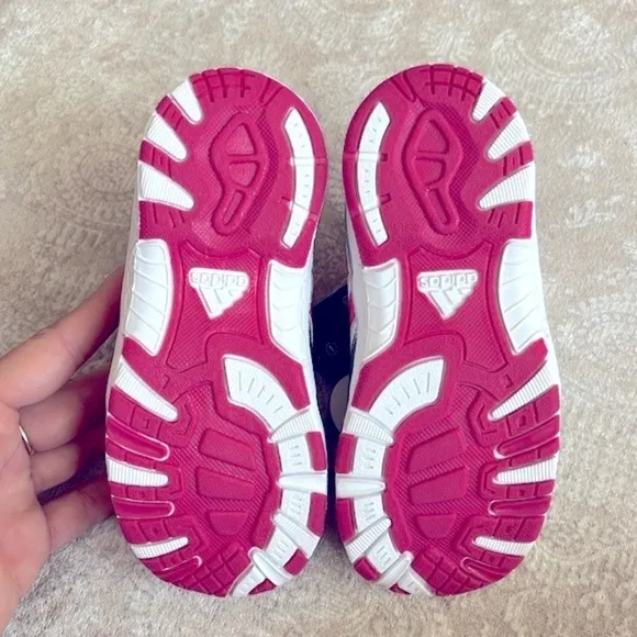 Brand New Adidas 3-Stripe White Pink Silver Sneakers Slip On Running Cleaser CF