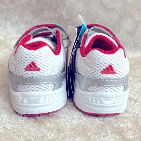 Brand New Adidas 3-Stripe White Pink Silver Sneakers Slip On Running Cleaser CF