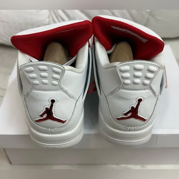 Brand‎ new Metallic Red White and Red Retro Sneakers
