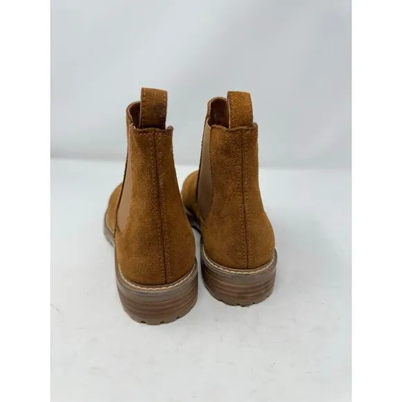 Brand New Steve Madden Women's 8.5 Leopold Leather Slip On Boots Booties