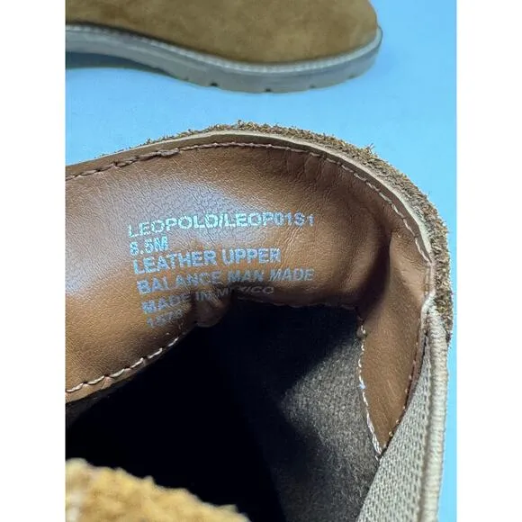 Brand New Steve Madden Women's 8.5 Leopold Leather Slip On Boots Booties