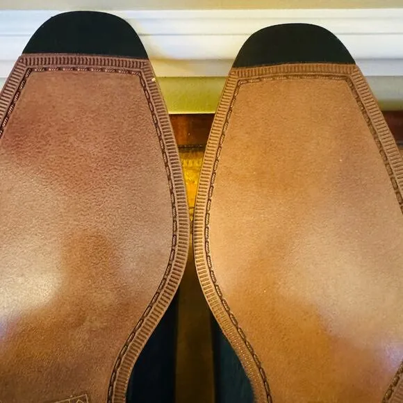 Brayden Boland Mens Navy Eel Skin Shiny Oxford Special Occasion Shoes Sz 10 NEW