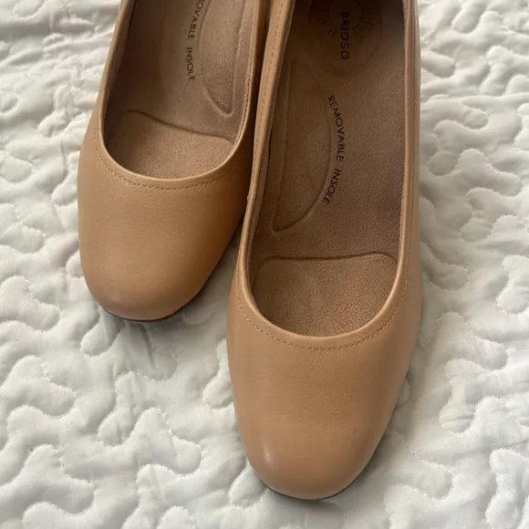 Brioso Arita Leather Dress Pumps Elegant