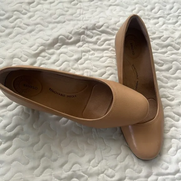 Brioso Arita Leather Dress Pumps Elegant